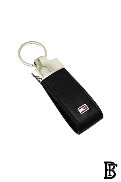 Tommy Hilfiger Salto Men Leather Gift Set of Wallet+Card Case+Keyfob - blue/blue+blue/Black image 4