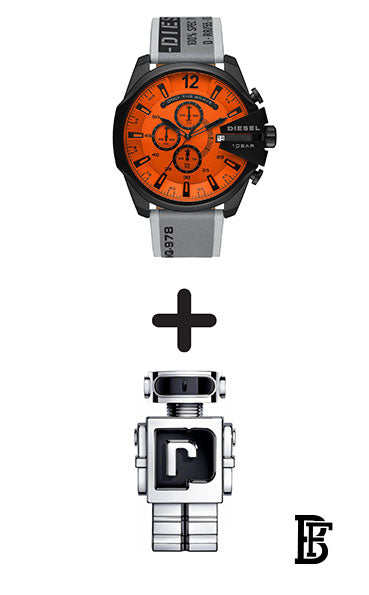 DIESEL Men's Analog Quartz Wrist Watch DZ4535 + Gift perfume Tester 30 ml image 1