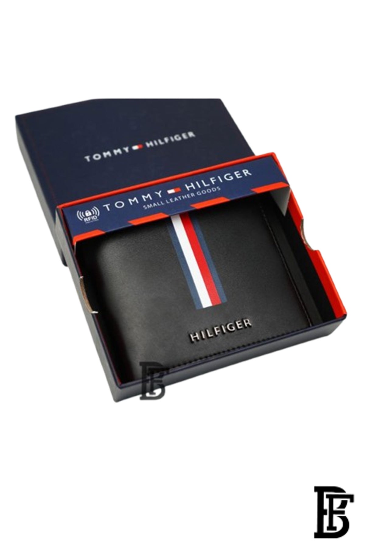 tommy-hilfiger-wallet-for-men-genuine-leather-brown-authentic-patterned image 1
