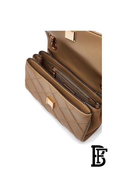 Tory Burch Women's Beige Leather Handbag 143249 200 - Stylish everyday shoulder bag image 5