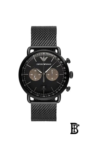 EMPORIO ARMANIMen's Aviator Water Resistant Chronograph Watch AR11142 image 0