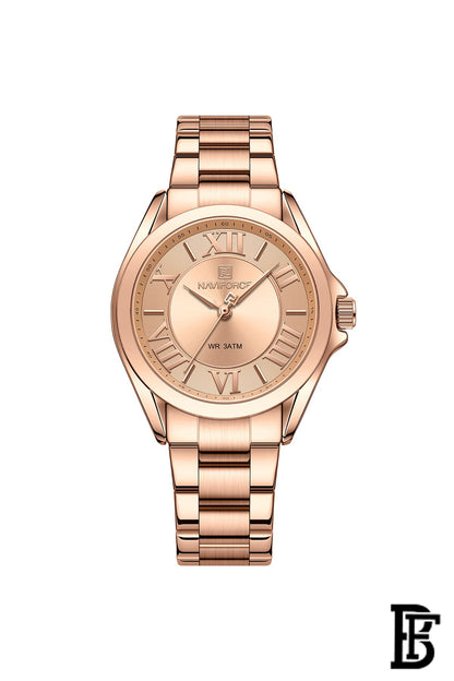 Naviforce NF5037 RGRG   Women's Analog Stainless Steel Watch image 0