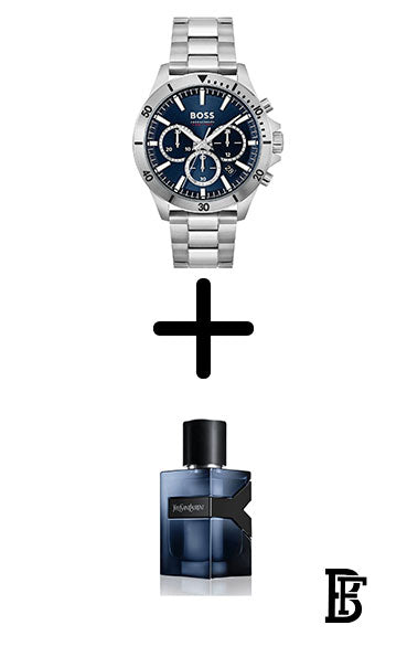 Hugo Boss Watch For Men 1514069 + Gift perfume Tester 30 ml image 0
