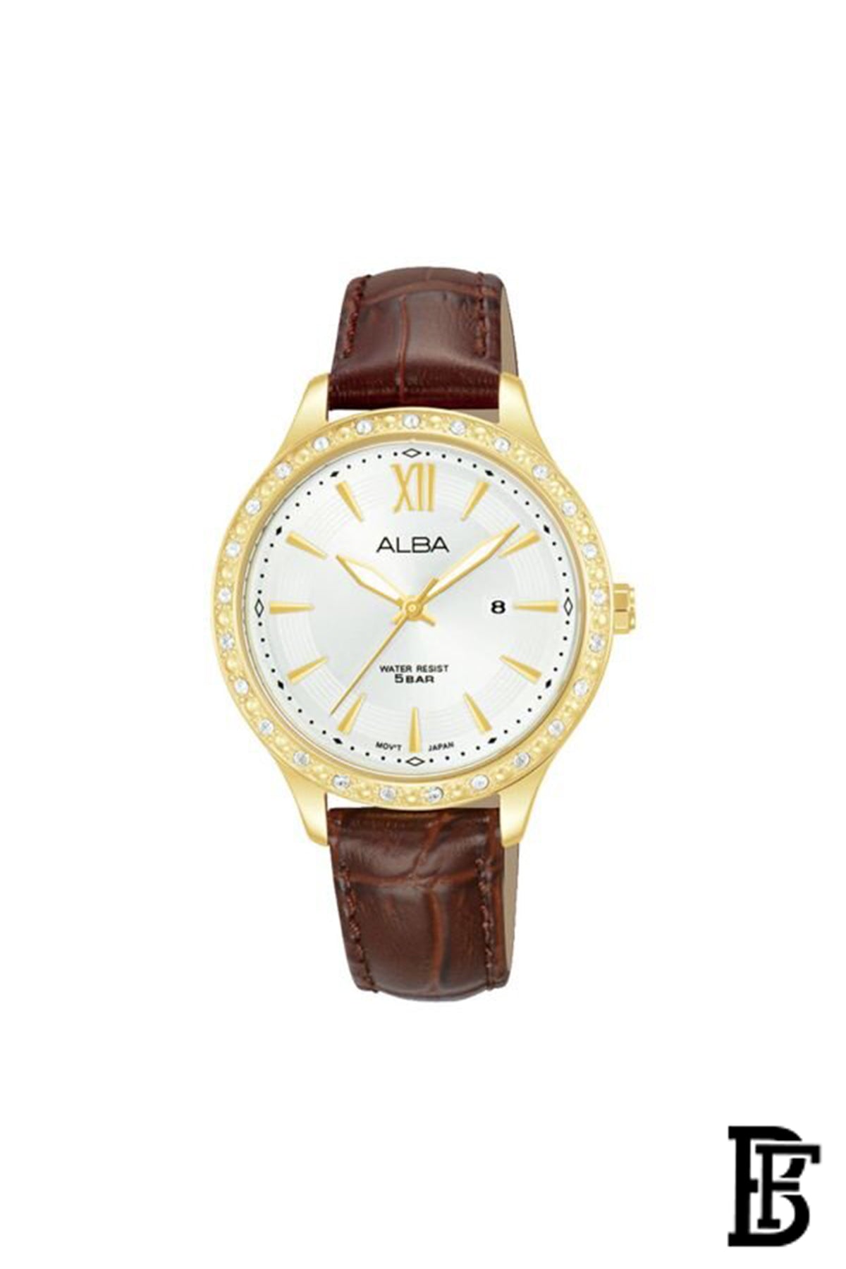 Alba's Fashion watch for womenLeather strap AH7BY2X image 1