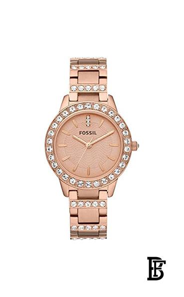 FOSSIL Women's Jesse Stainless Steel Analog Watch ES3020 - 34 mm - Rose Gold image 0