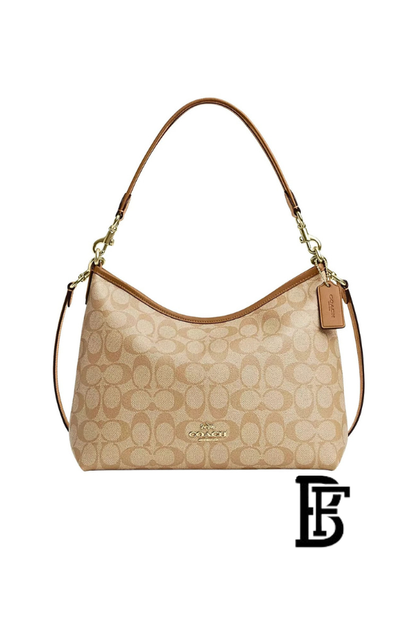 Coach Khaki Women Shoulder Bag Cr149 1 – Elegant Everyday Shoulder Bag image 0