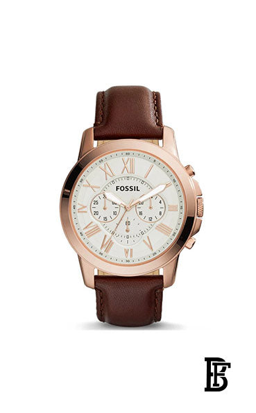 FOSSIL FS4991 Men's Water Resistant Chronograph Watch + Gift perfume tester 30 ml image 2