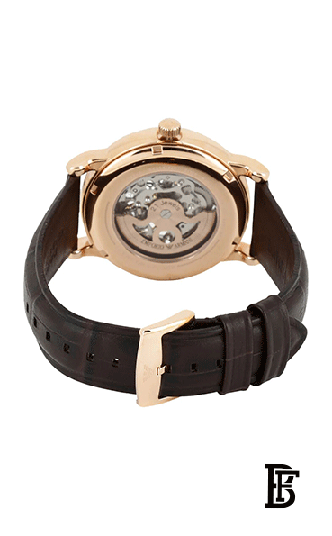 EMPORIO ARMANI men Leather Analog Watch AR1983 Automatic image 3