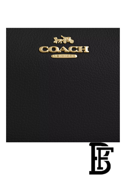 Coach Gold Black Women Shoulder Bag Cv934 Imblk – Elegant Everyday Shoulder Bag image 5