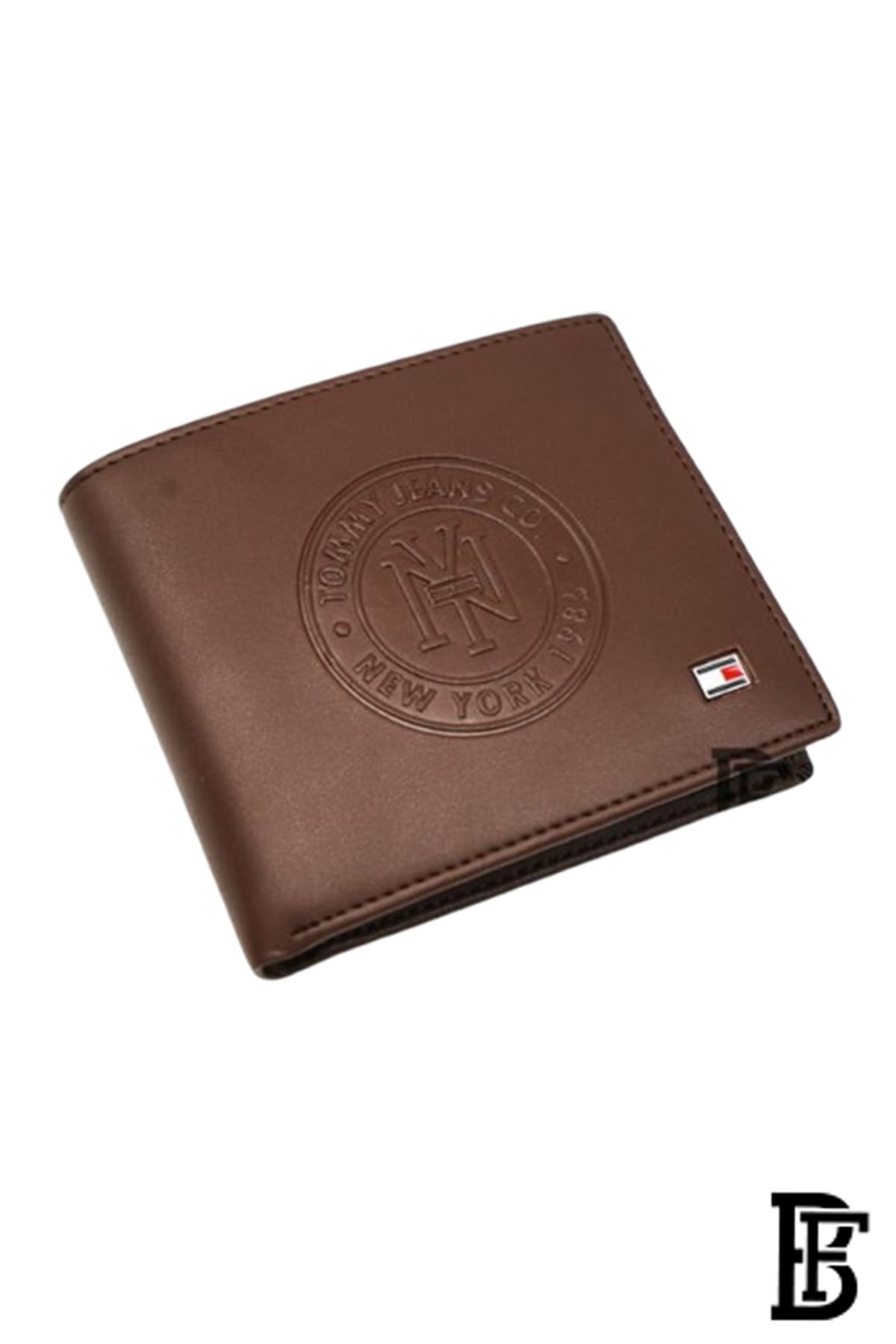 Tommy Hilfiger Men Leather Global Coin Wallet - Brown image 3