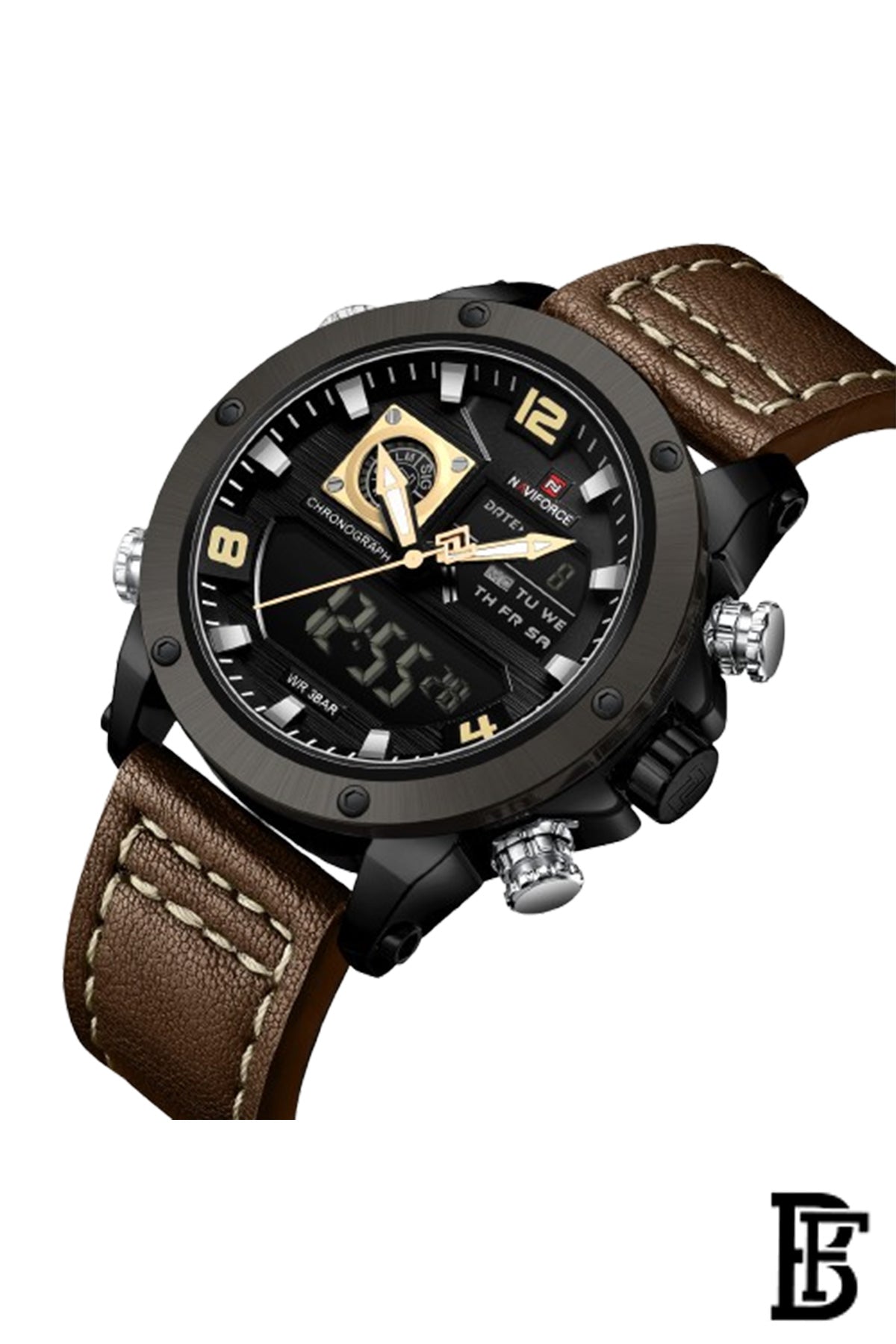 Naviforce NF9236 BYBN  Men's Analog Leather Watch image 2