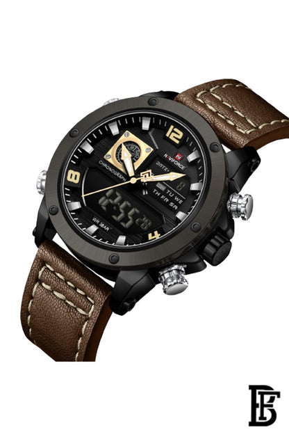 Naviforce NF9236 BYBN  Men's Analog Leather Watch image 2