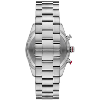 Emporio Armani Racer Chronograph Watch for Men AR11676 – Blue Dial, Silver Stainless Steel