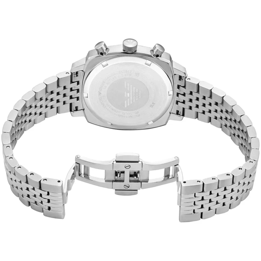 Emporio Armani Carlo Men’s Watch AR11688 – Blue Dial & Silver Stainless Steel Strap