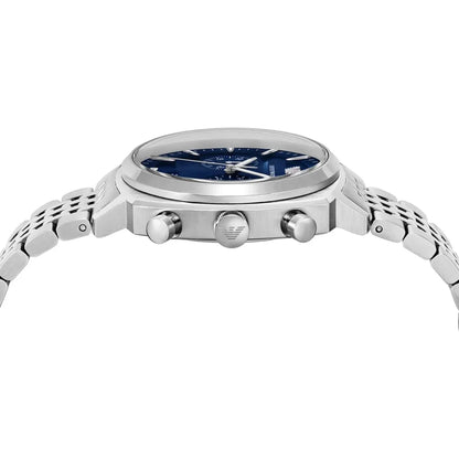 Emporio Armani Carlo Men’s Watch AR11688 – Blue Dial & Silver Stainless Steel Strap