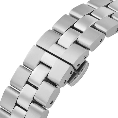 Emporio Armani Dario Men's Watch AR11691 – Black Dial Chronograph & Silver Stainless Steel Strap 42mm