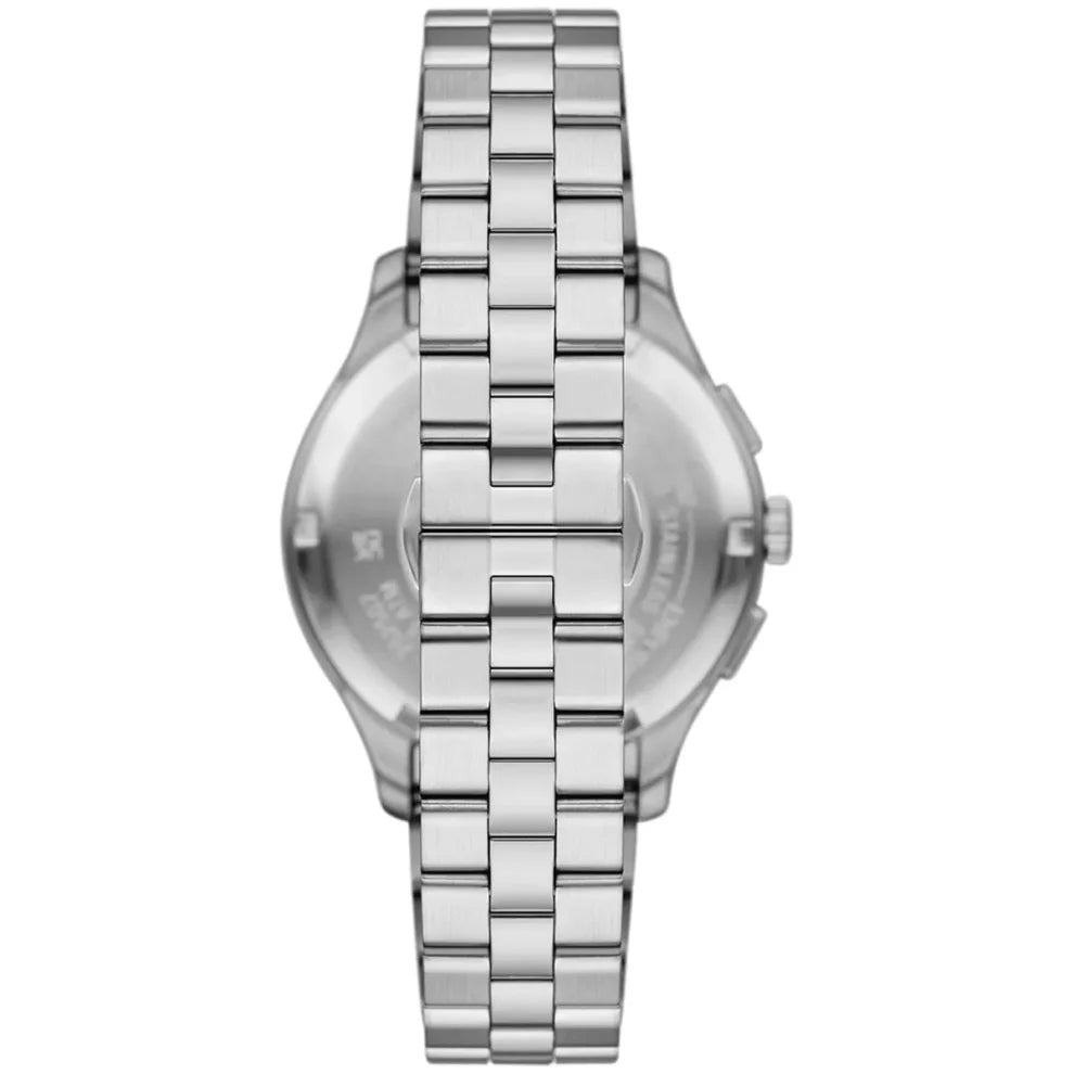 Emporio Armani Dario Men's Watch AR11691 – Black Dial Chronograph & Silver Stainless Steel Strap 42mm