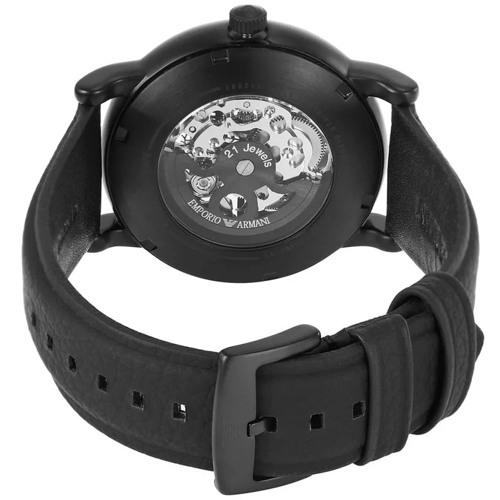 EMPORIO ARMANI Men's Luigi Leather Analog Watch AR60032