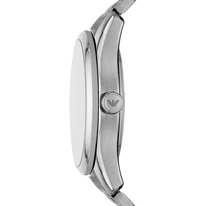 Emporio Armani Antonio Men's Watch AR60091 – Green Dial Automatic & Silver Stainless Steel Strap 43mm