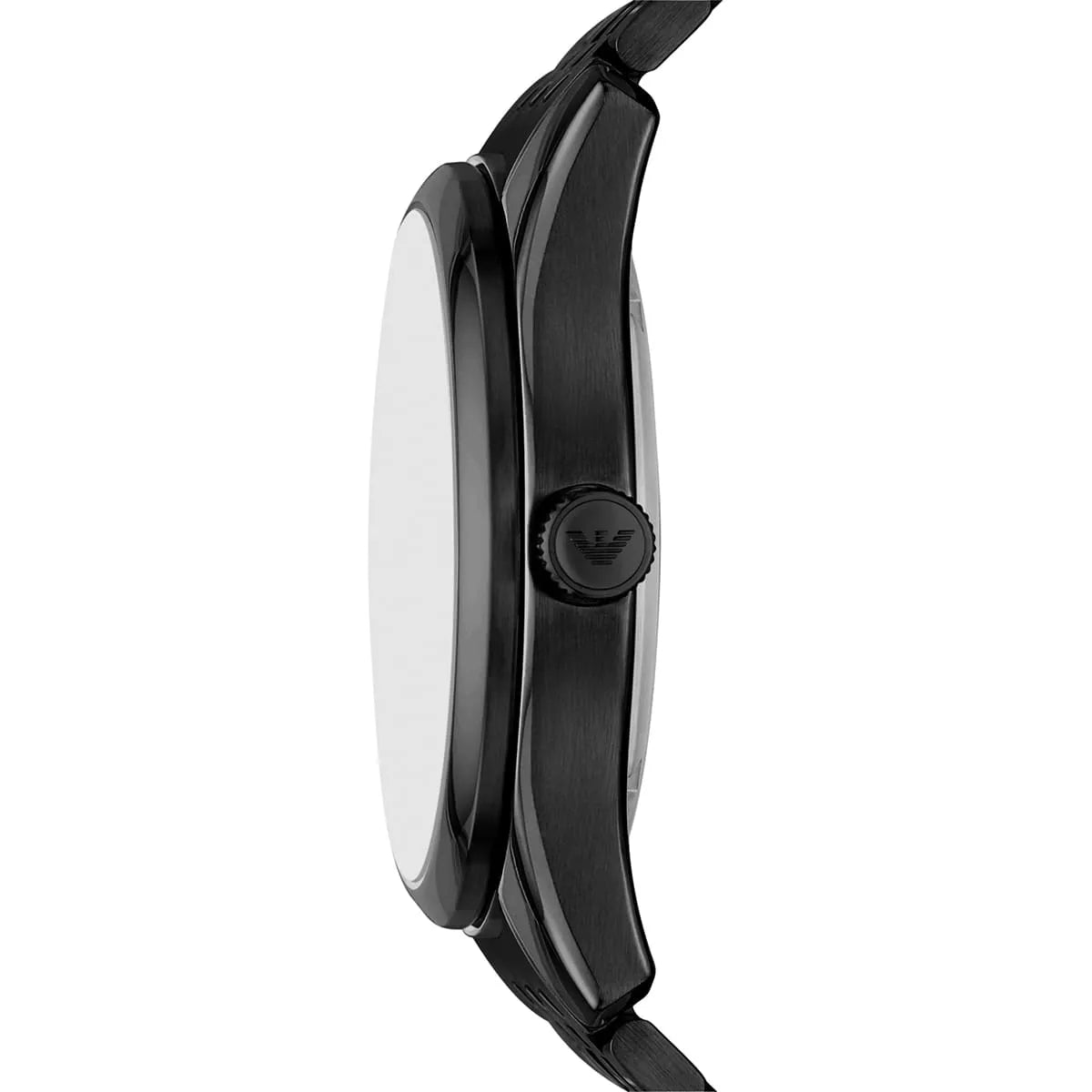 Emporio Armani Antonio Men's Watch AR60093 – Black Dial Automatic & Black Stainless Steel Strap 43mm
