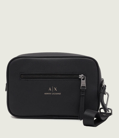 Armani Exchange Toiletry Bag Black, black-Bag00003