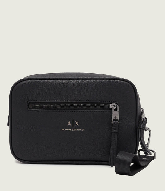 Armani Exchange Toiletry Bag Black, black-Bag00003