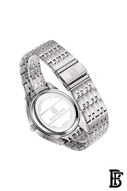 Naviforce NF8039L SW Women's Analog Stainless Steel Watch image 2