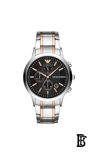 EMPORIO ARMANI Men's Metal Analog Wrist Watch AR11165 + Gift perfume Tester 30 ml image 2
