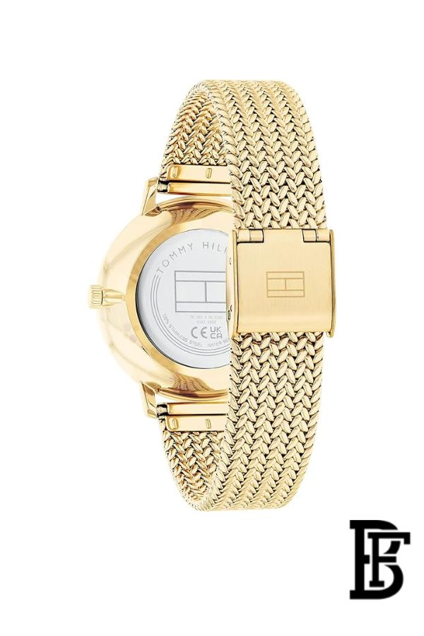 Tommy Hilfiger Women's Watch 1782606 – Light Gold Dial & Slim Gold Ion-Plated Stainless Steel Strap image 3