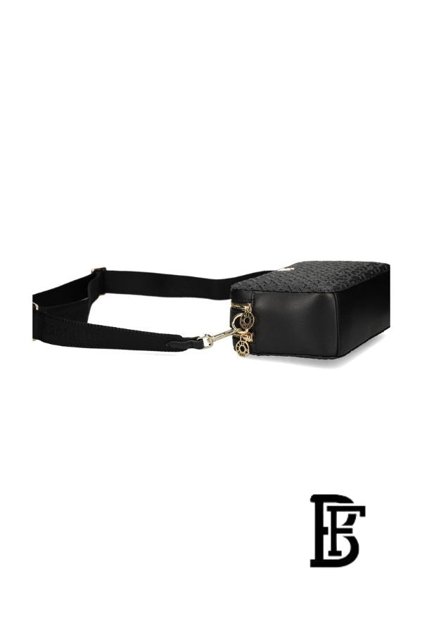 Tommy Hilfiger Black Leather Women Handbag Aw0Aw16470 – Elegant Everyday Shoulder Bag image 6