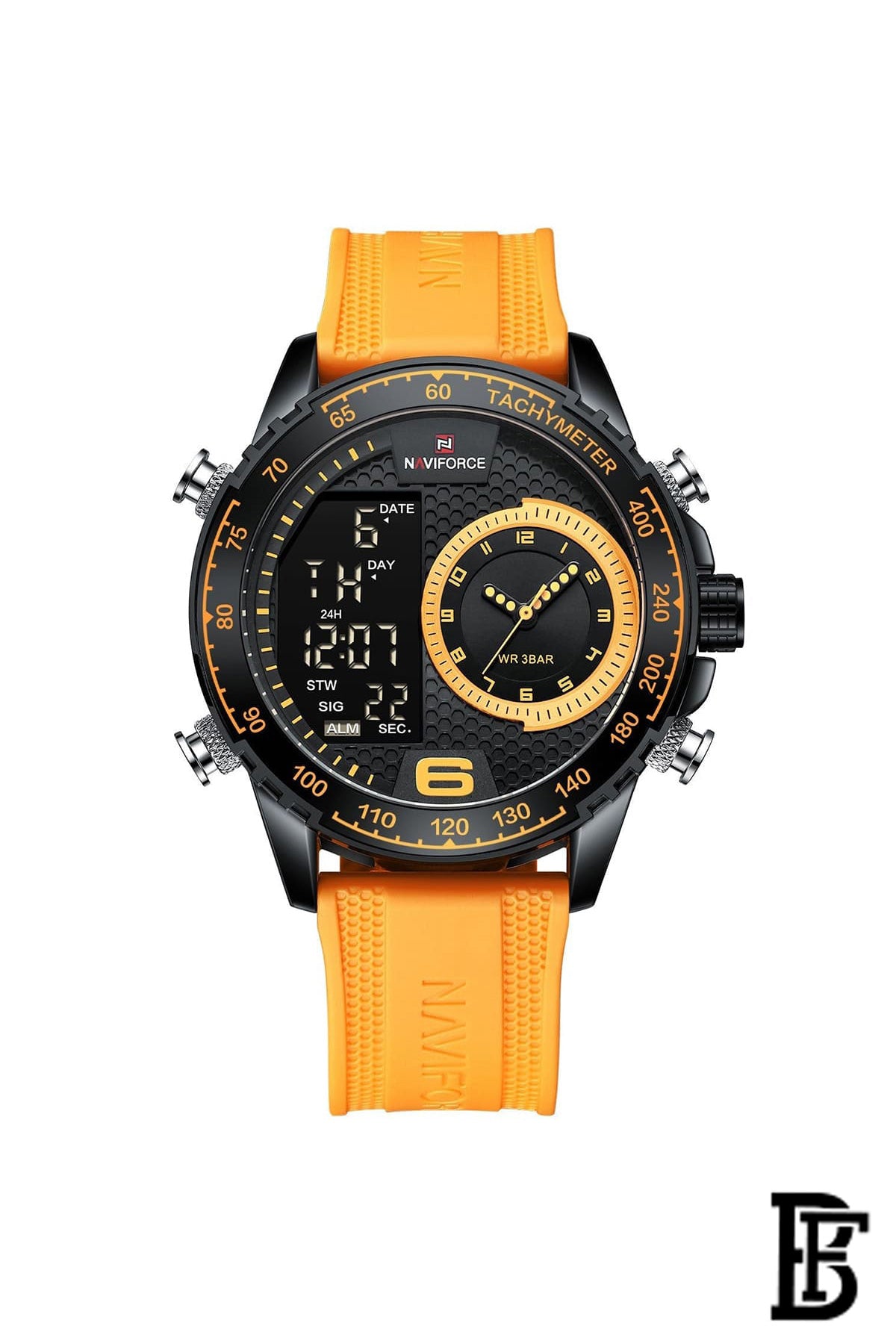 Naviforce NF9199T B/Y/Y     Men's Analog Leather Watch image 1