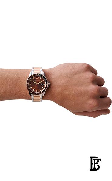 EMPORIO ARMANI Men Diver Water Resistance Stainless Steel Analog Watch AR11340 image 3