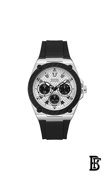GUESS Men's  Silicone  Analog  Wrist Watch  W1049G3 + Gift perfume Tester 30 ml image 2