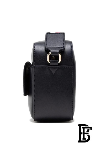 Tommy Hilfiger Blue Leather Women Handbag Aw0Aw11073 – Elegant Everyday Shoulder Bag image 5