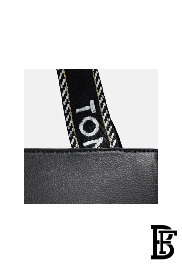 Tommy Hilfiger Black Leather Women Handbag AW0AW14469 BDS – Large Elegant Shoulder Bag image 8