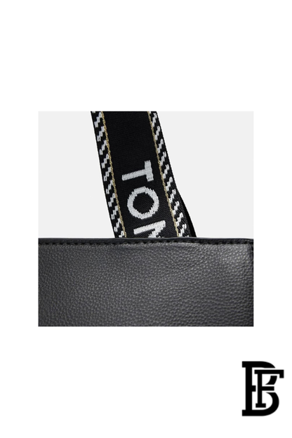 Tommy Hilfiger Black Leather Women Handbag AW0AW14469 BDS – Large Elegant Shoulder Bag image 8