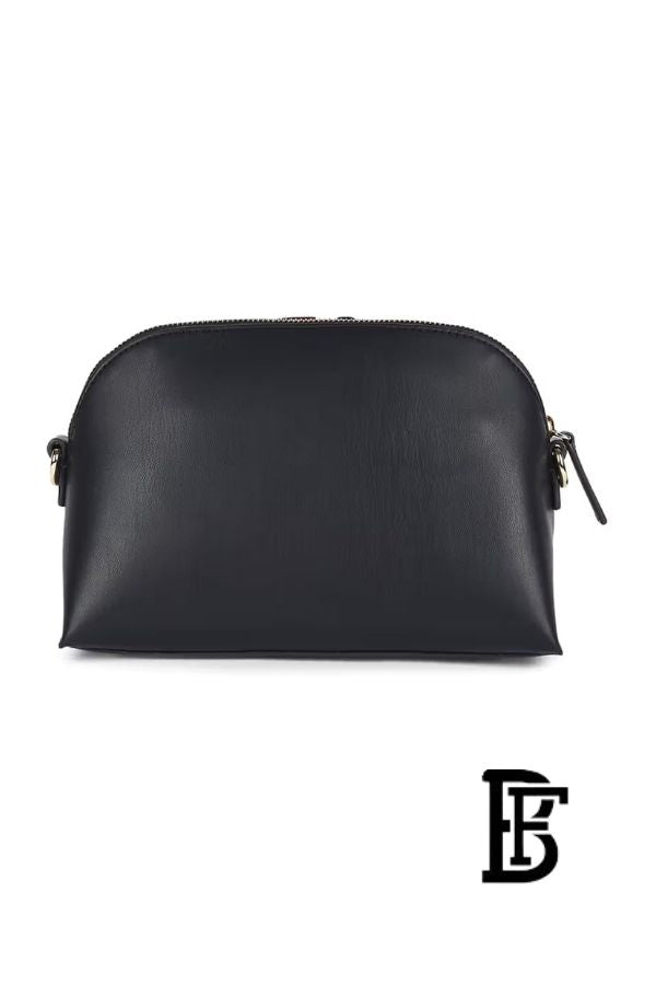 Tommy Hilfiger Navy Blue Leather Women Handbag Aw0Aw17065 – Elegant Everyday Shoulder Bag image 4