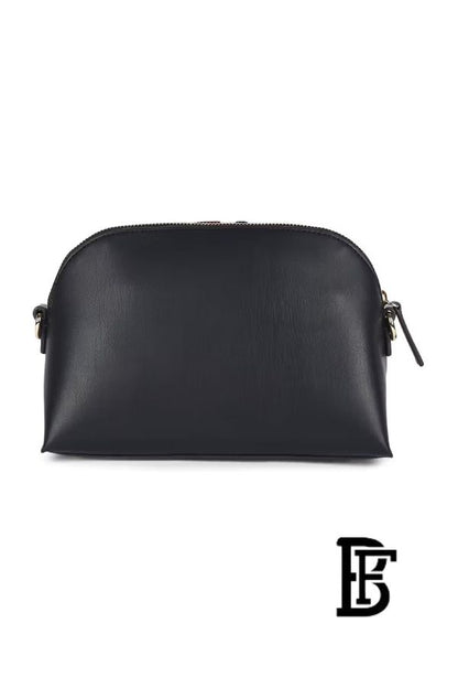 Tommy Hilfiger Navy Blue Leather Women Handbag Aw0Aw17065 – Elegant Everyday Shoulder Bag image 4