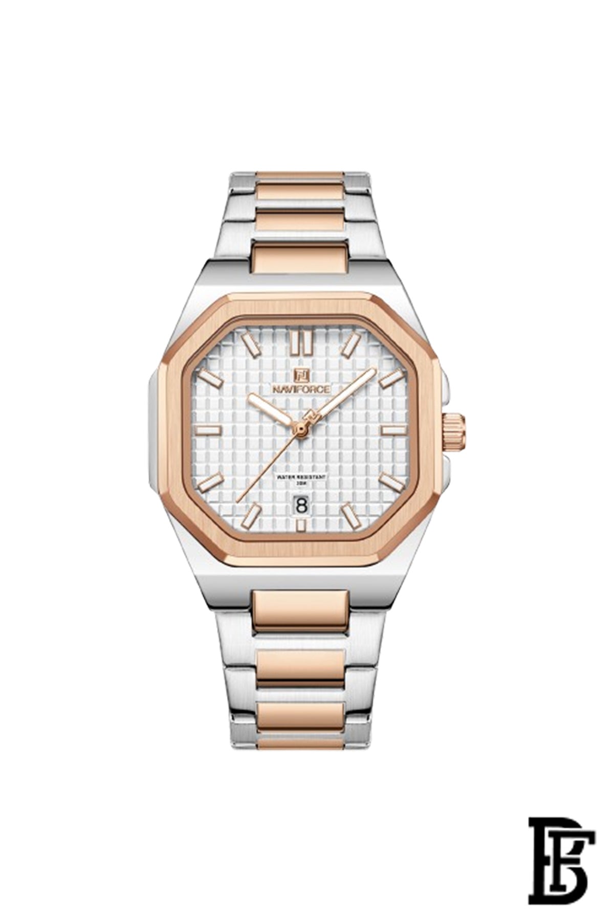 Naviforce NF5053 RG/W     Women's Analog Stainless Steel Watch image 0