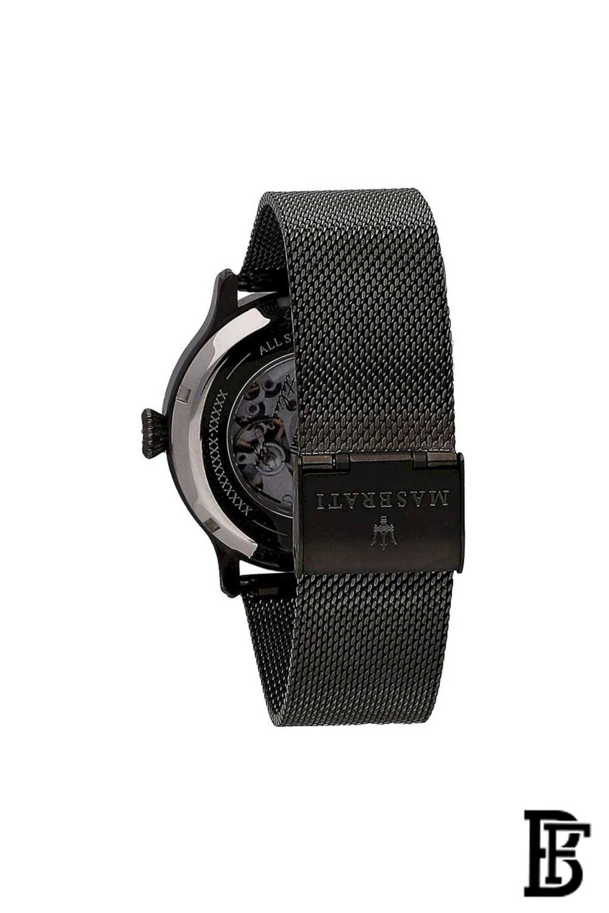 Maserati Epoca Automatic Skeleton Blue Dial Mesh Bracelet Watch For Men - R8823118002 image 2