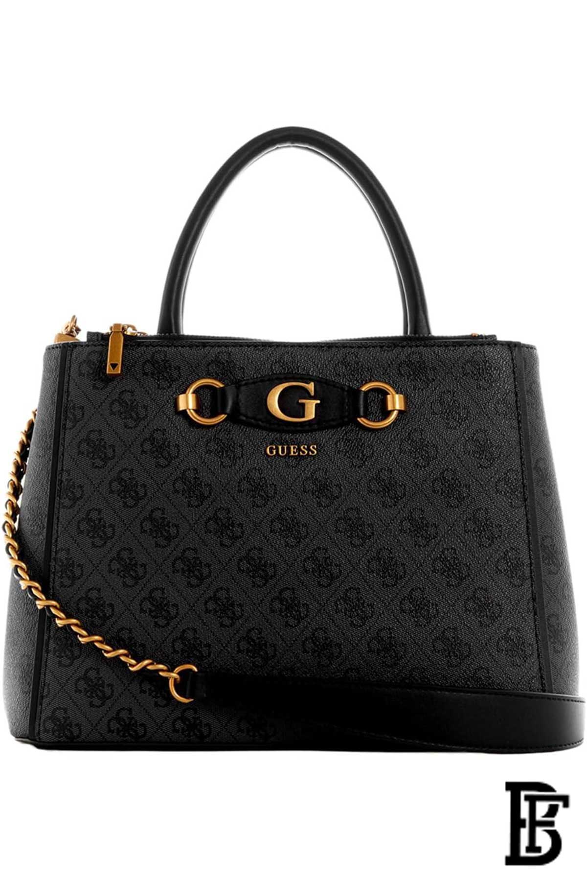GUESS Womens Izzy Satchel Bag Satchel image 0