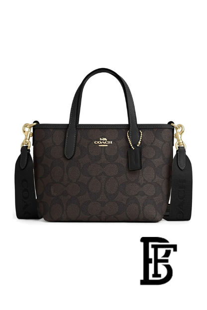 Coach Walnut Black Women Handbag Cw032 Imxaq– Elegant Everyday Handbag image 10
