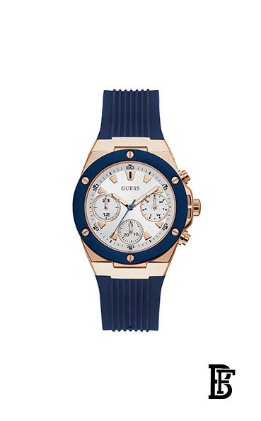 GUESS Gw0030L5 Women's Silicone Analog Watch  + Gift perfume tester 30 ml image 2