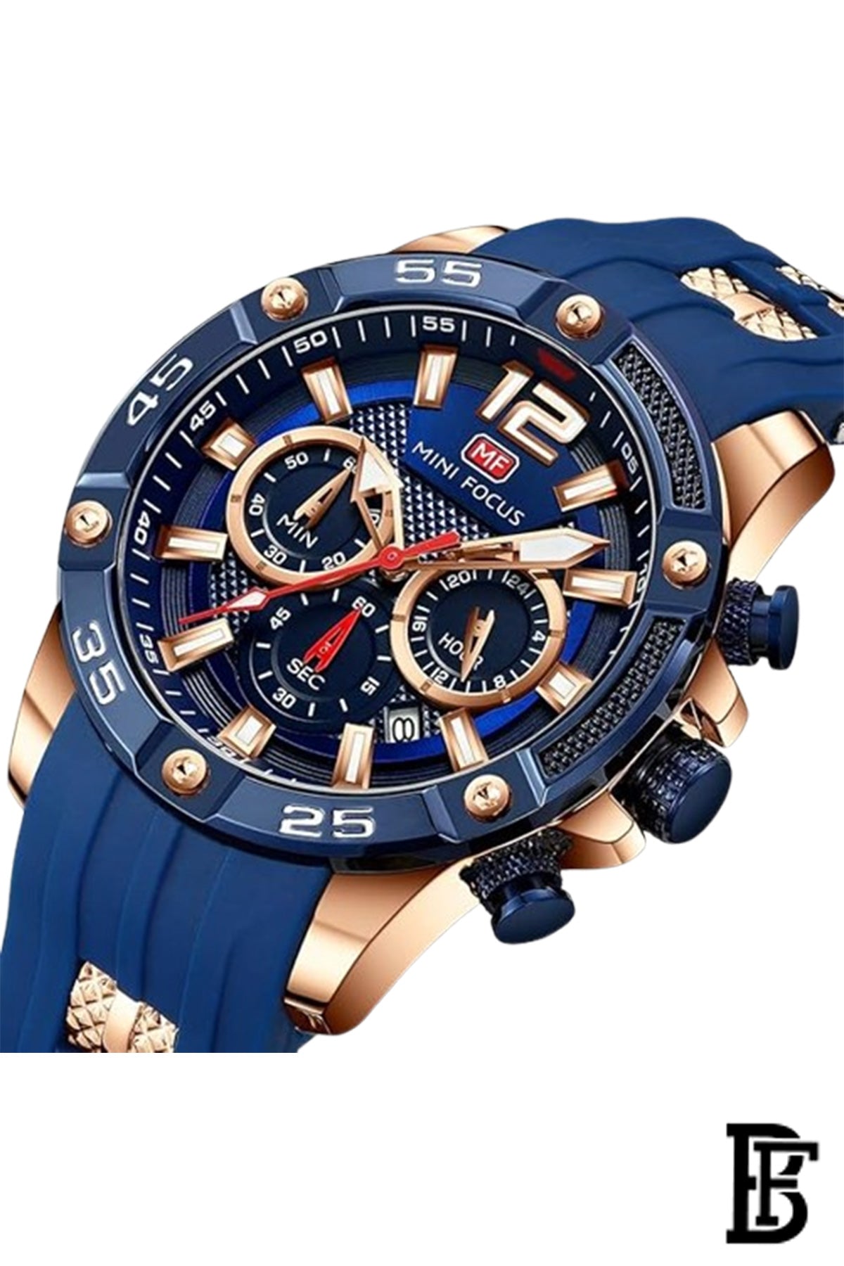 Mini-focus Men's Silicone strap Watch MF0349G.02 image 2