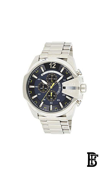 DIESEL Men's Round Shape Stainless Steel Chronograph Wrist Watch 51 mm - Silver - DZ4465 image 0