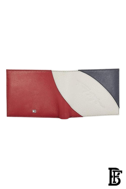 Tommy Hilfiger Red, White & Blue Leather Men's Wallet-wallet00123 image 4