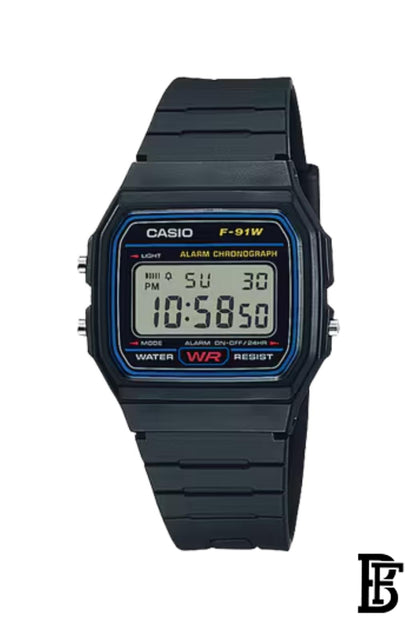 Casio Watch for Men - Digital Resin Band - F-91W-1HDG image 0