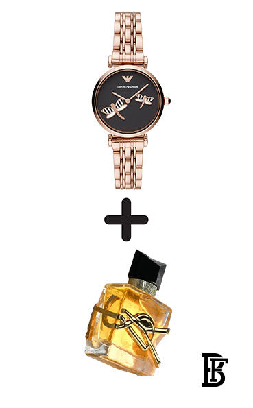 EMPORIO ARMANI Women's Metal Analog Wrist Watch AR11206 + Gift perfume Tester 30 ml image 1