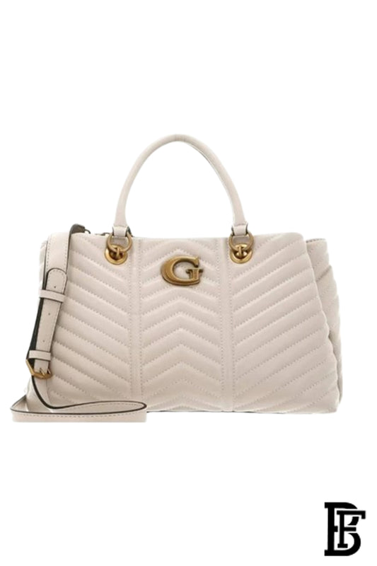 GUESS Lovide Girlfriend Satchel Stone image 0