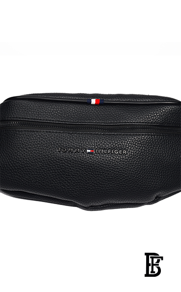 Tommy Hilfiger Leather Spirit Waist Belt Black Bag Men image 2